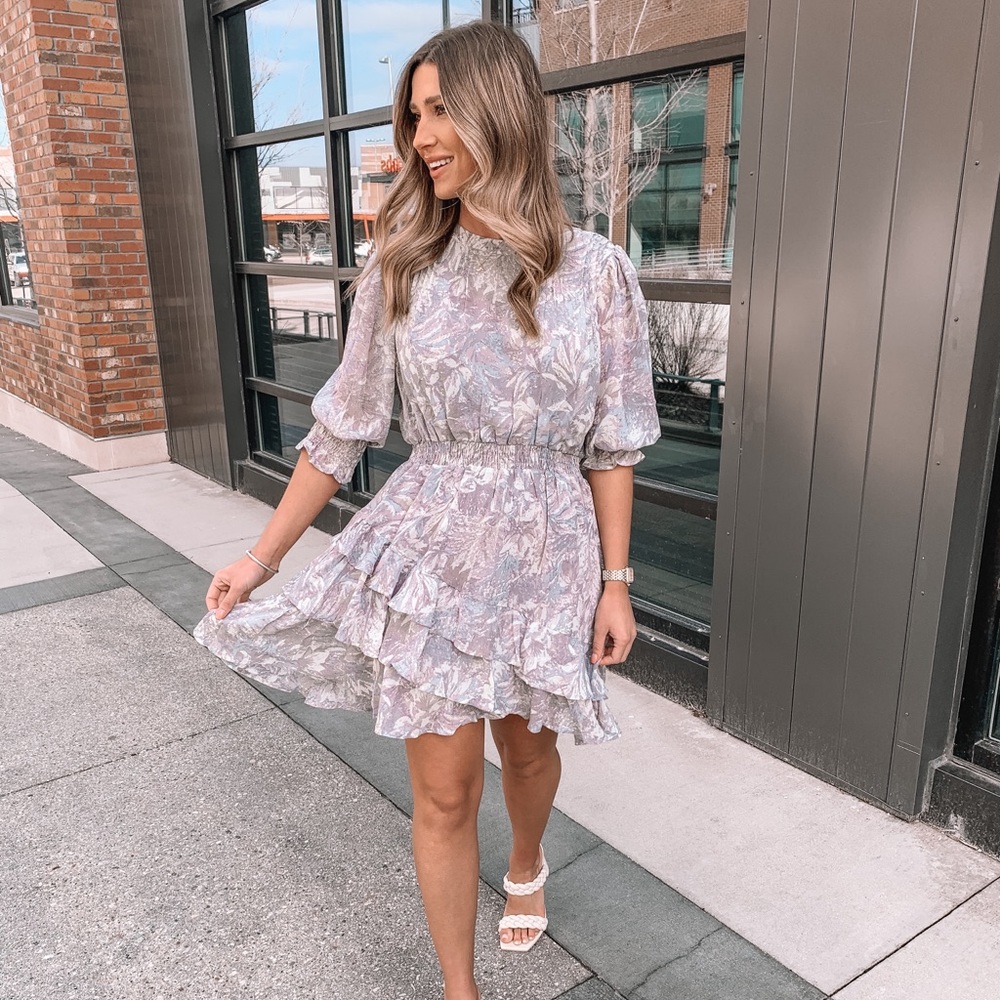 Beautiful floral dress.